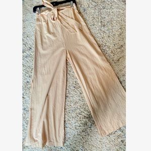 NWOT Wide Leg Pant with Snaps and Slit
